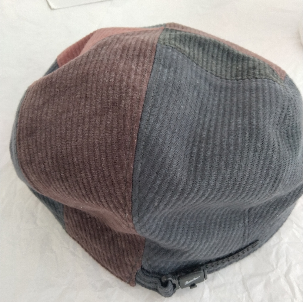 Borsalino Patchwork Cotton Multicolor Newsboy Cap… - image 5